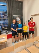 M-1000 mitalistit: Samu Myyryläinen MPS (2), Olga Oleshko SeSi (1), Nuutti Hippeläinen KuPTS (3) ja Thanat Kittesukeam SeSi (3)