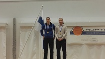 Naisten nelinpelin Suomen mestarit 2017: Annika Lundström ja Pihla Eriksson, MBF