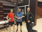 M-1800 mitalistit: Martti Knuutinen IPT-94 (3), Mika Kettunen PT-Helsinki (1), Kari Punnonen KuPTS (2). Kuvasta puuttuu Juha Akkanen MPS (3).
