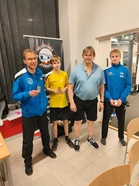 M-1600 mitalistit: Juha Arvola KoKu (2), Akseli Julkunen KuPTS (1), Juhani Luttunen PT Jyväskylä (3) ja Aapo Åvist OPT-86 (3)