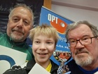 Samu Karjalainen (keskellä) R800-luokan ykkösenä.